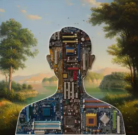 Damir Krivenko's painting "Gamer"